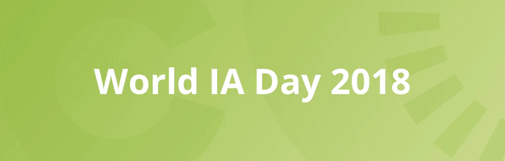 Das war der World Information Architecture Day 2018