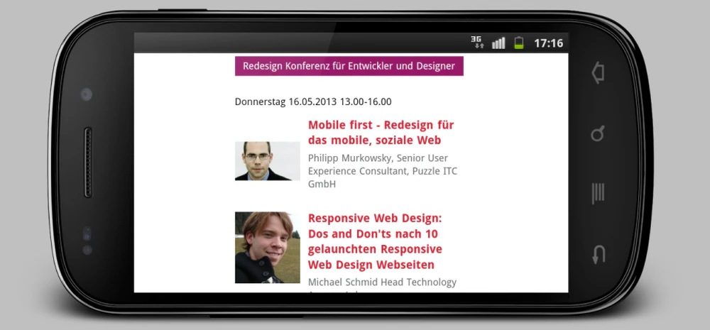 Mobile First - Referat an der ONE Konferenz 2013