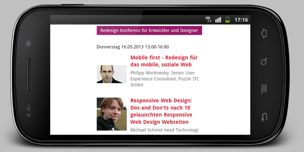 Mobile First - Referat an der ONE Konferenz 2013