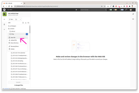 How to create a blogpost 02