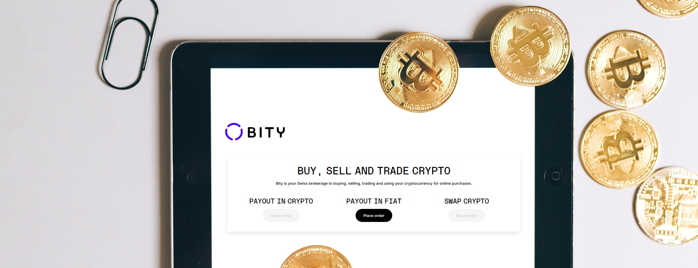 Bity.com - Plattform für Kryptowährungen